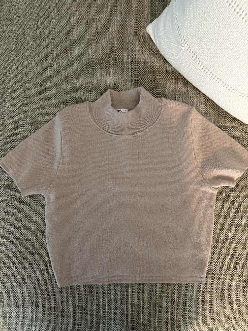 Zara Mock Neck Sweater Top